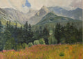 Sierpniowe wspomnienie, obraz olejny 100x70 cm