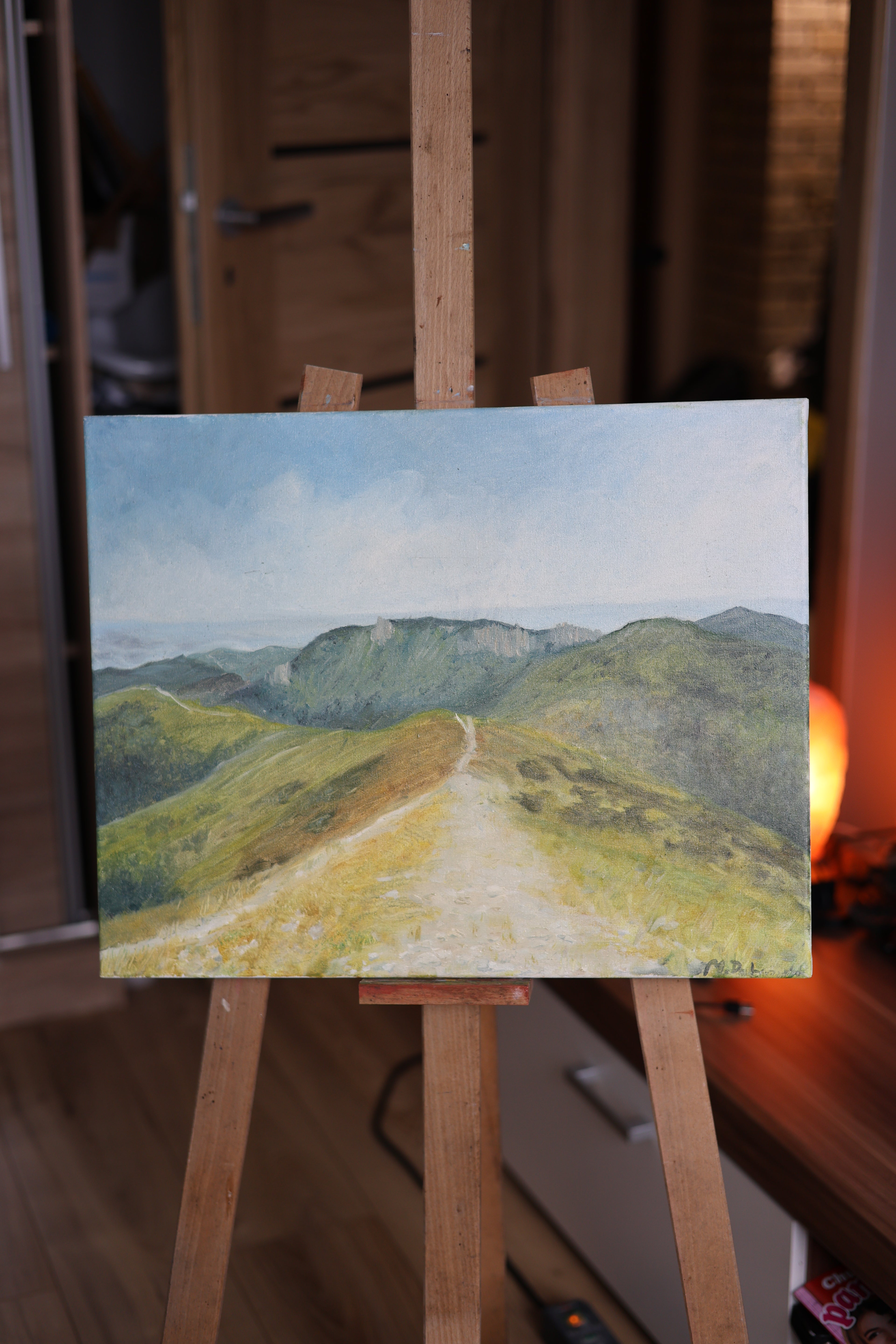 Wyprawa życia 40x50 cm obraz olejny na płótnie