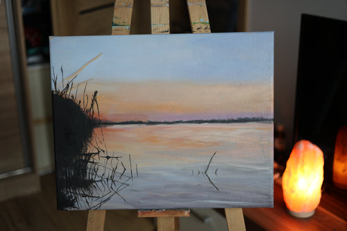 Cisza i spokój 40x50 cm obraz olejny na płótnie