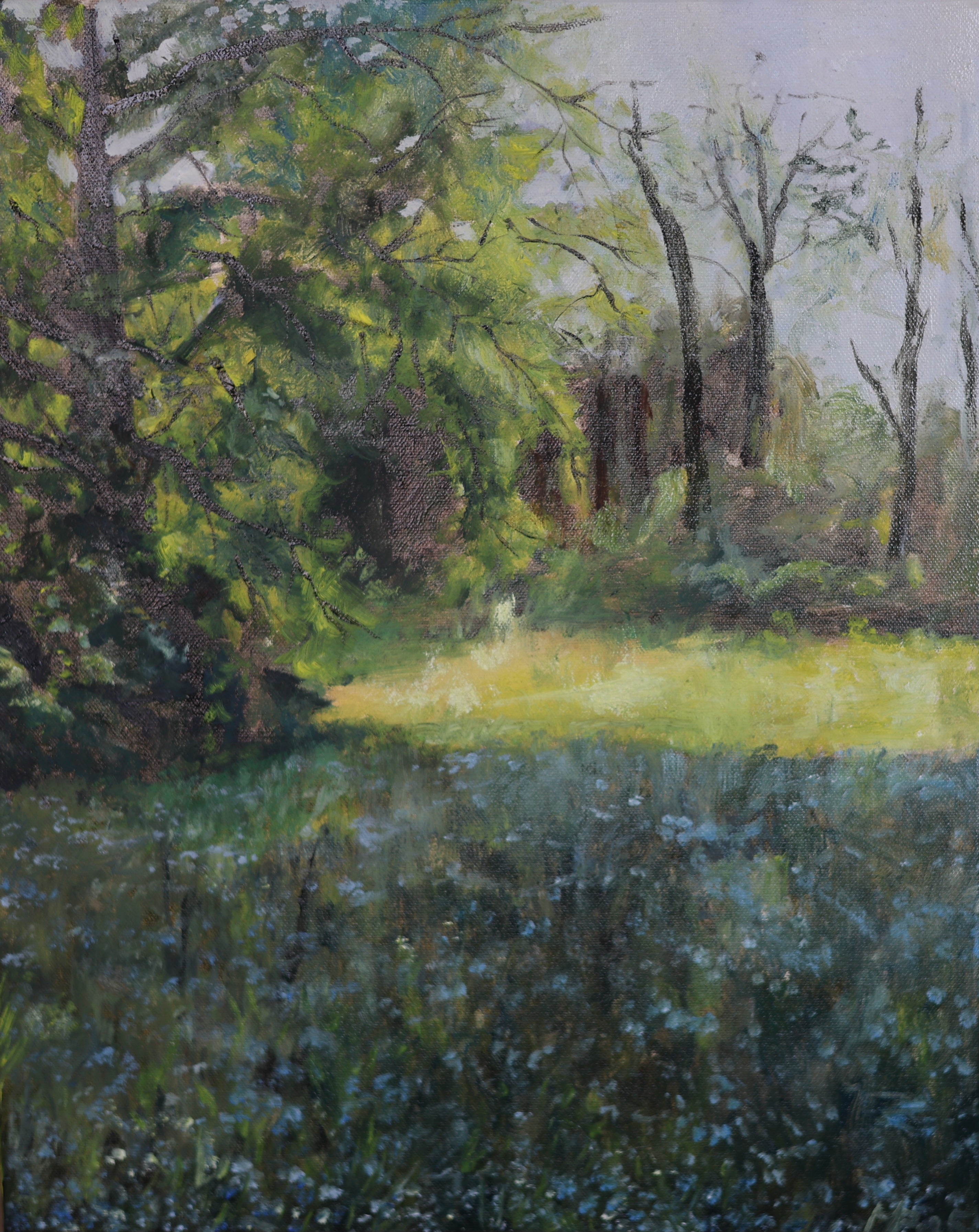 Schronienie 40x50 cm obraz olejny na płótnie