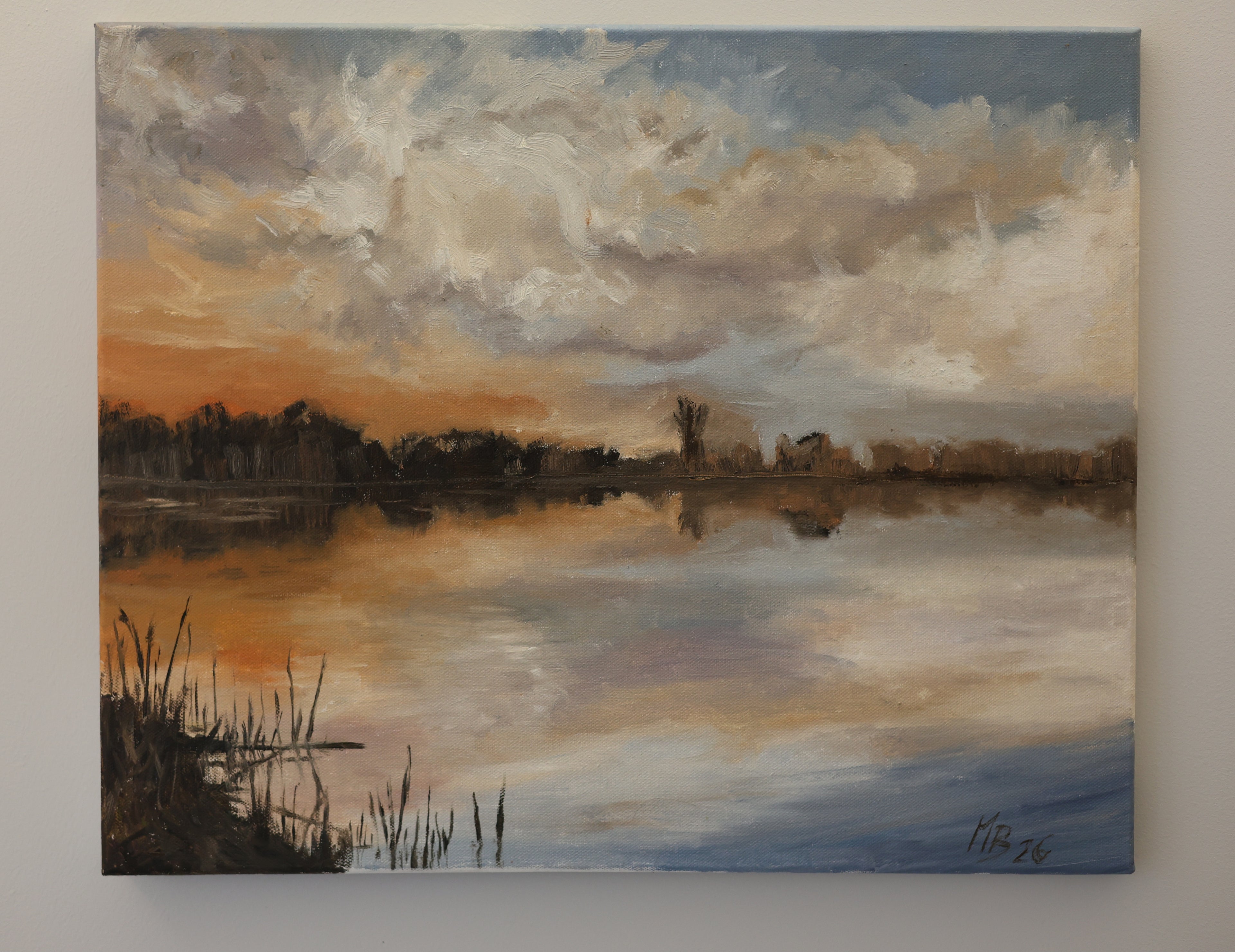 Powrót do... 40x50 cm, obraz olejny na płótnie