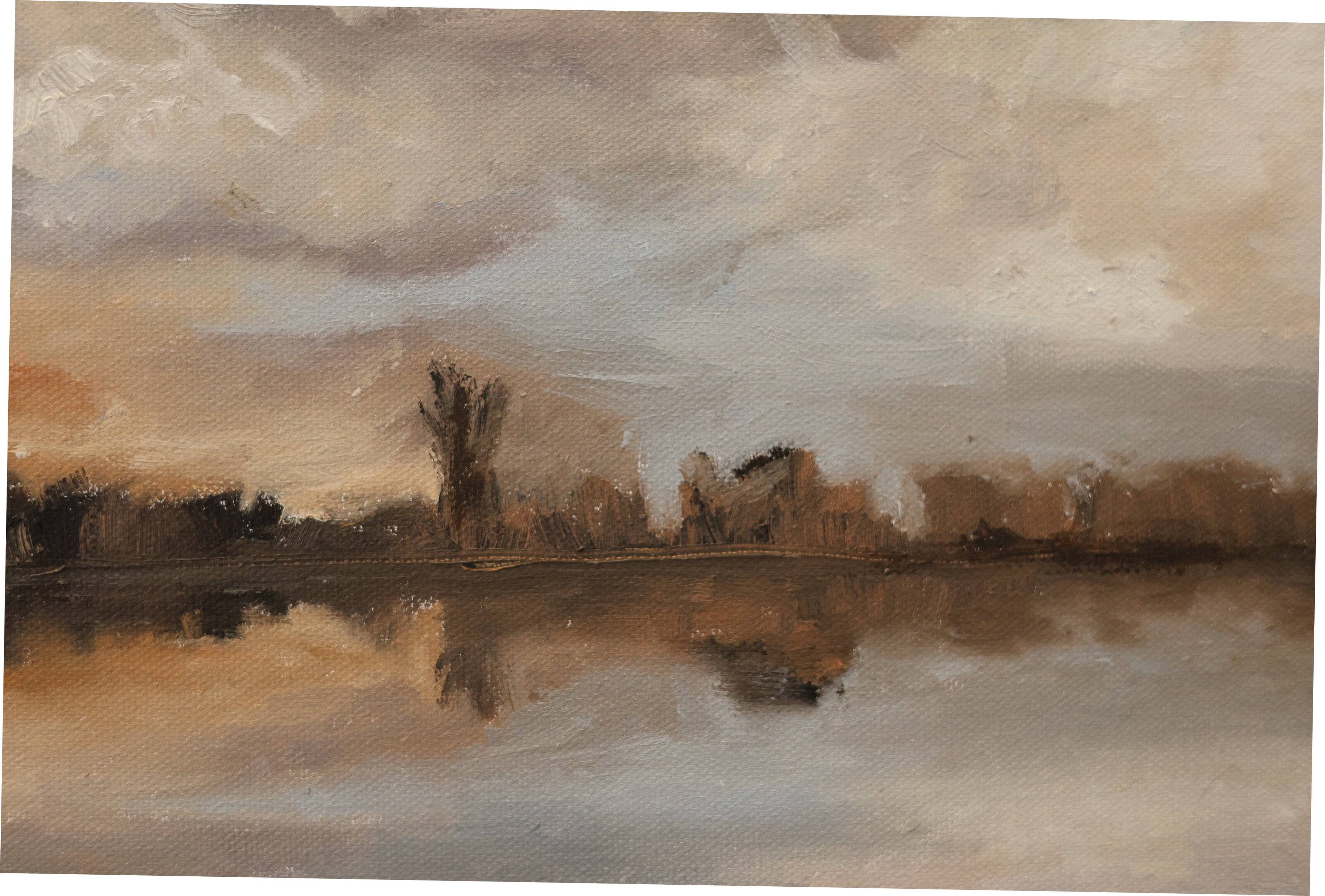 Powrót do... 40x50 cm, obraz olejny na płótnie