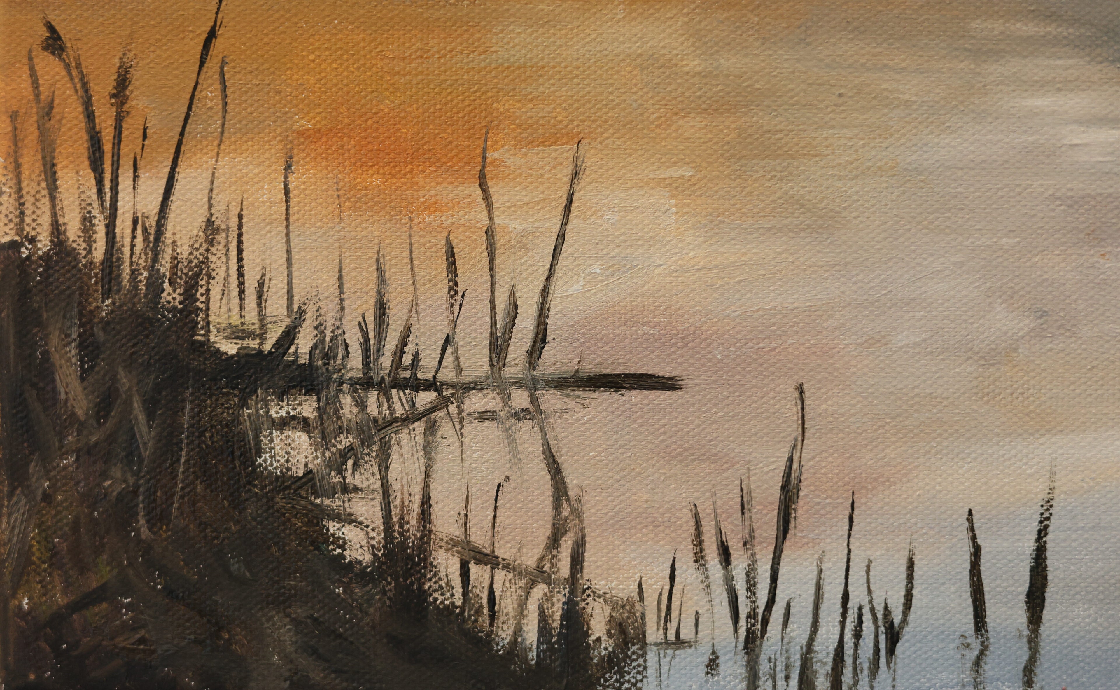 Powrót do... 40x50 cm, obraz olejny na płótnie