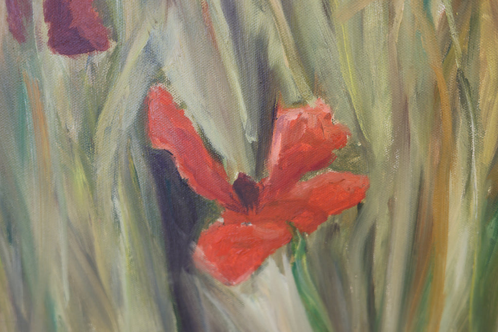 Łąka, obraz olejny na płótnie 50x70 cm