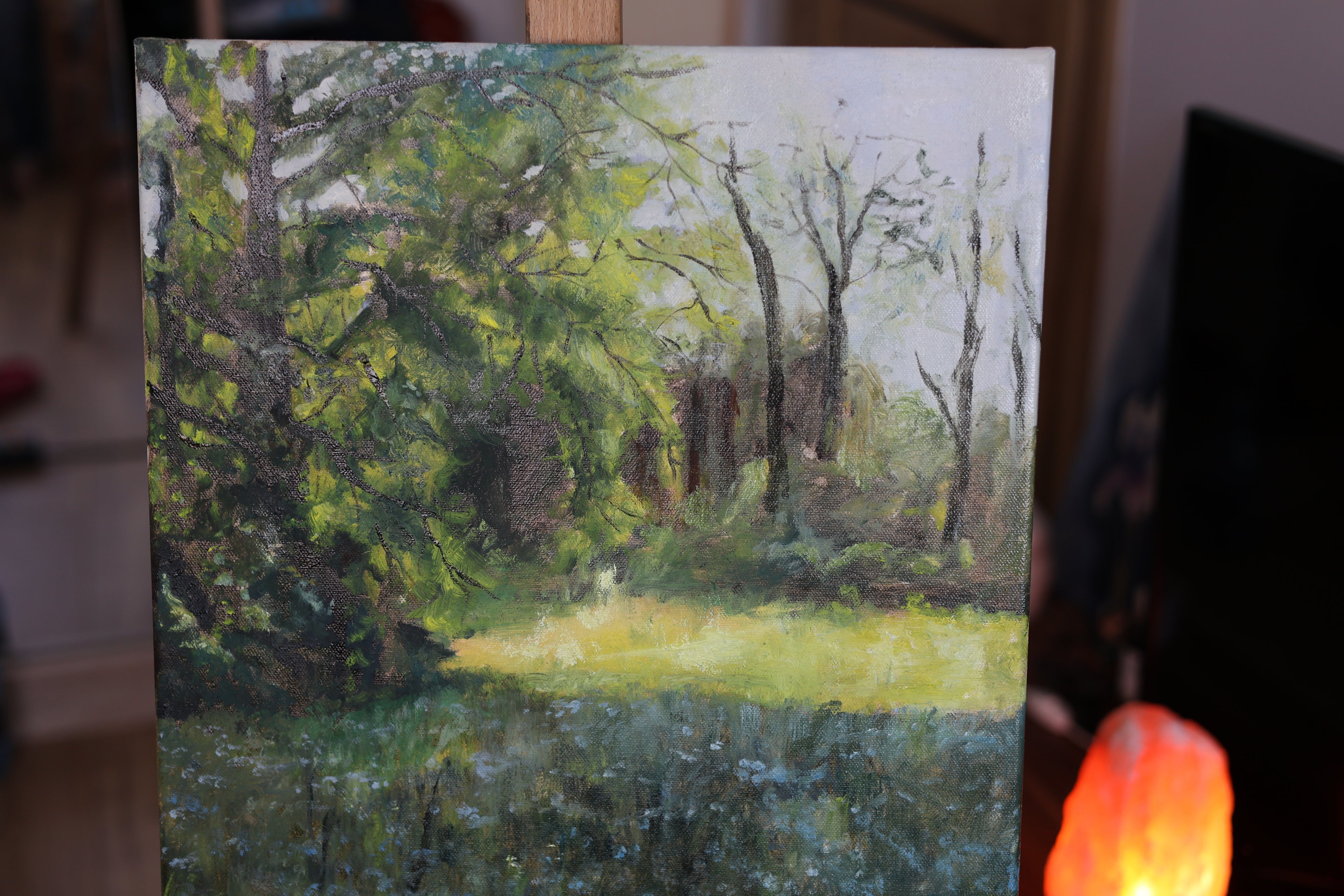 Schronienie 40x50 cm obraz olejny na płótnie