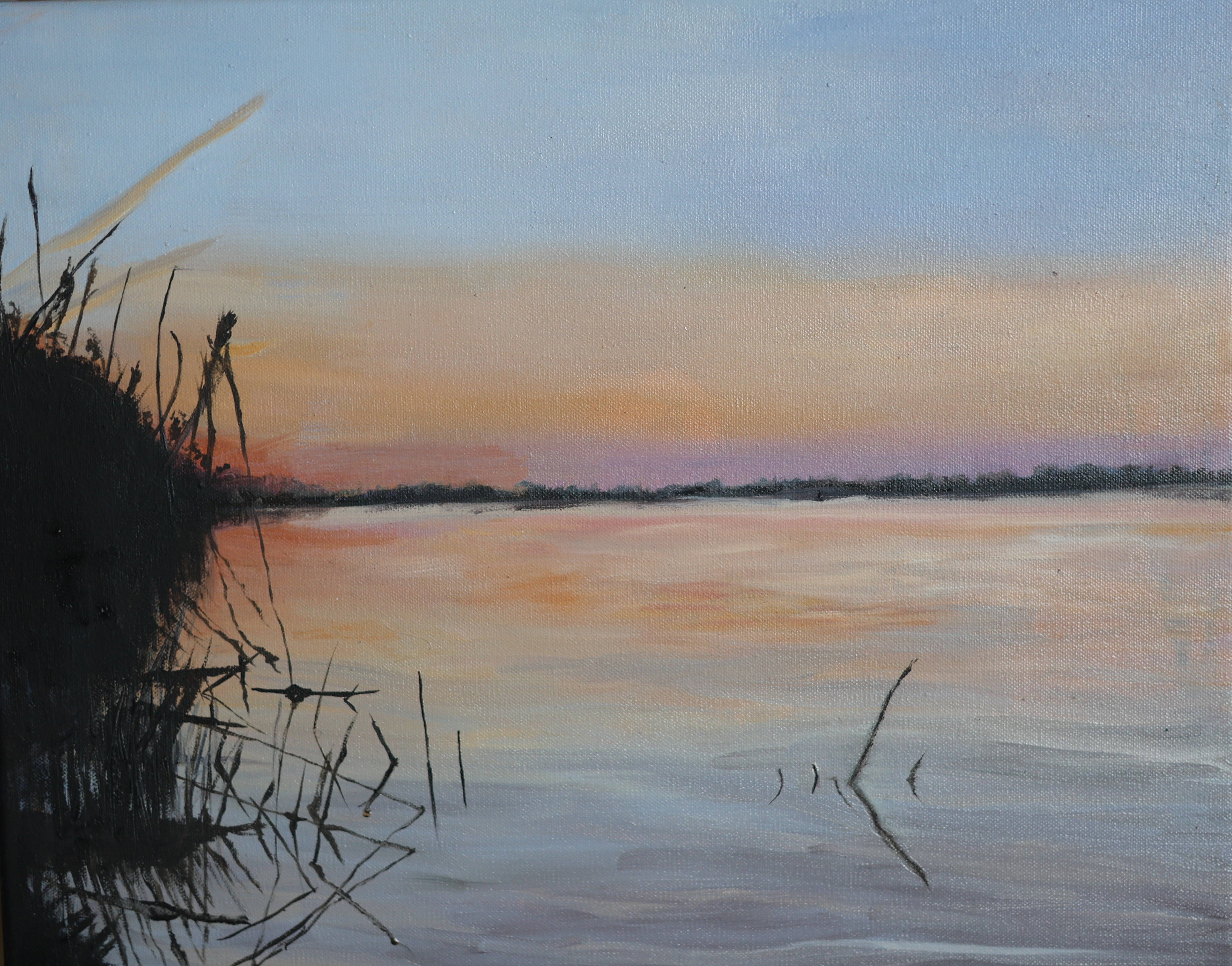 Cisza i spokój 40x50 cm obraz olejny na płótnie