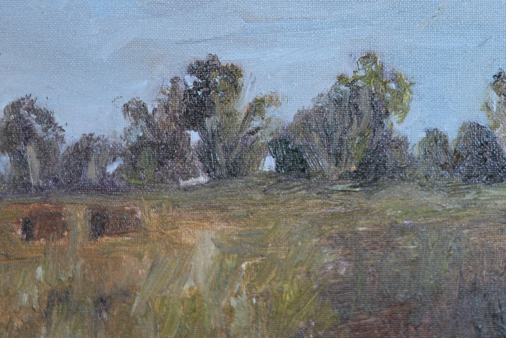 Poczuj miętę 24x30 cm, obraz olejny na panelu malarskim