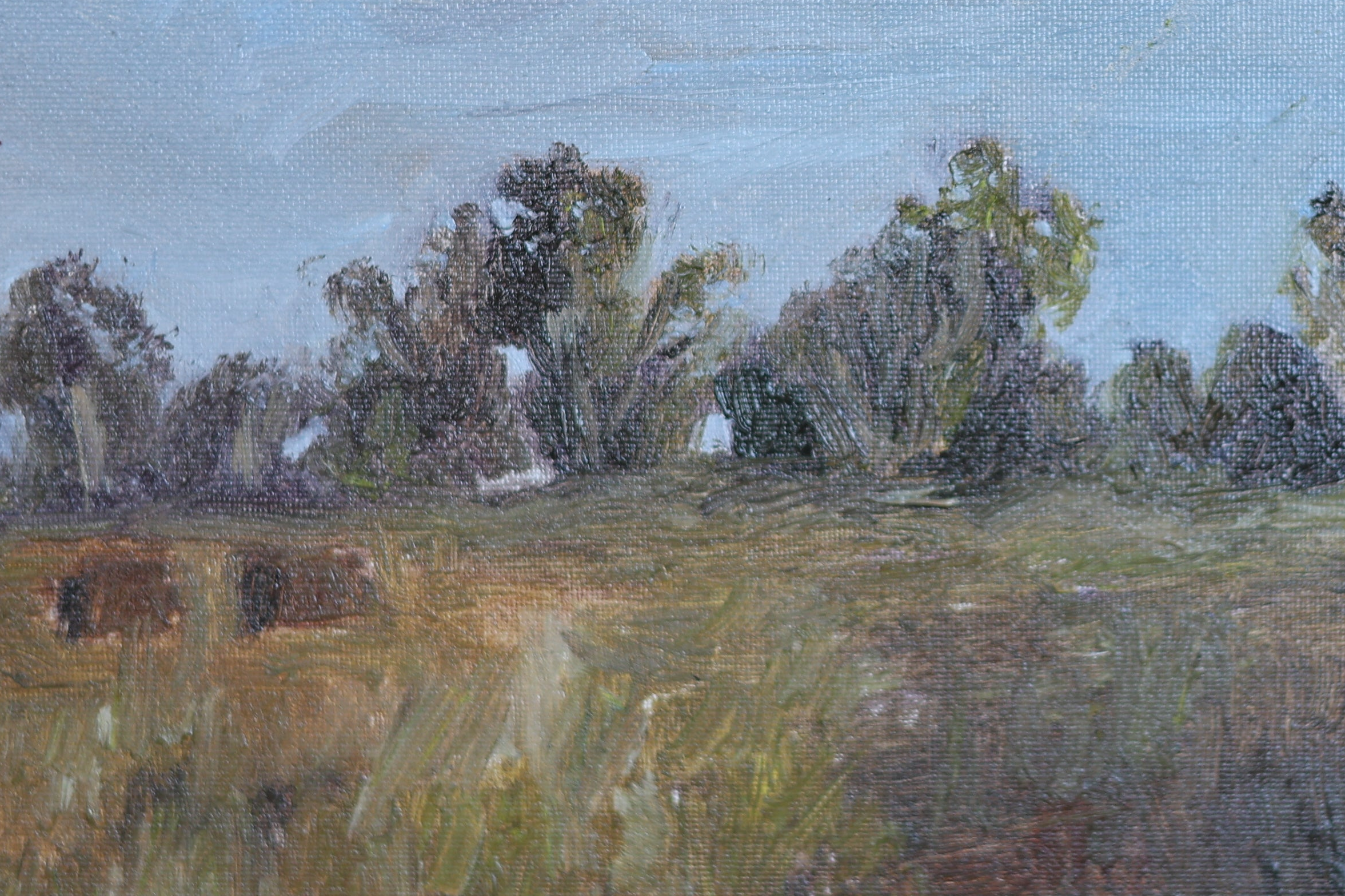 Poczuj miętę 24x30 cm, obraz olejny na panelu malarskim