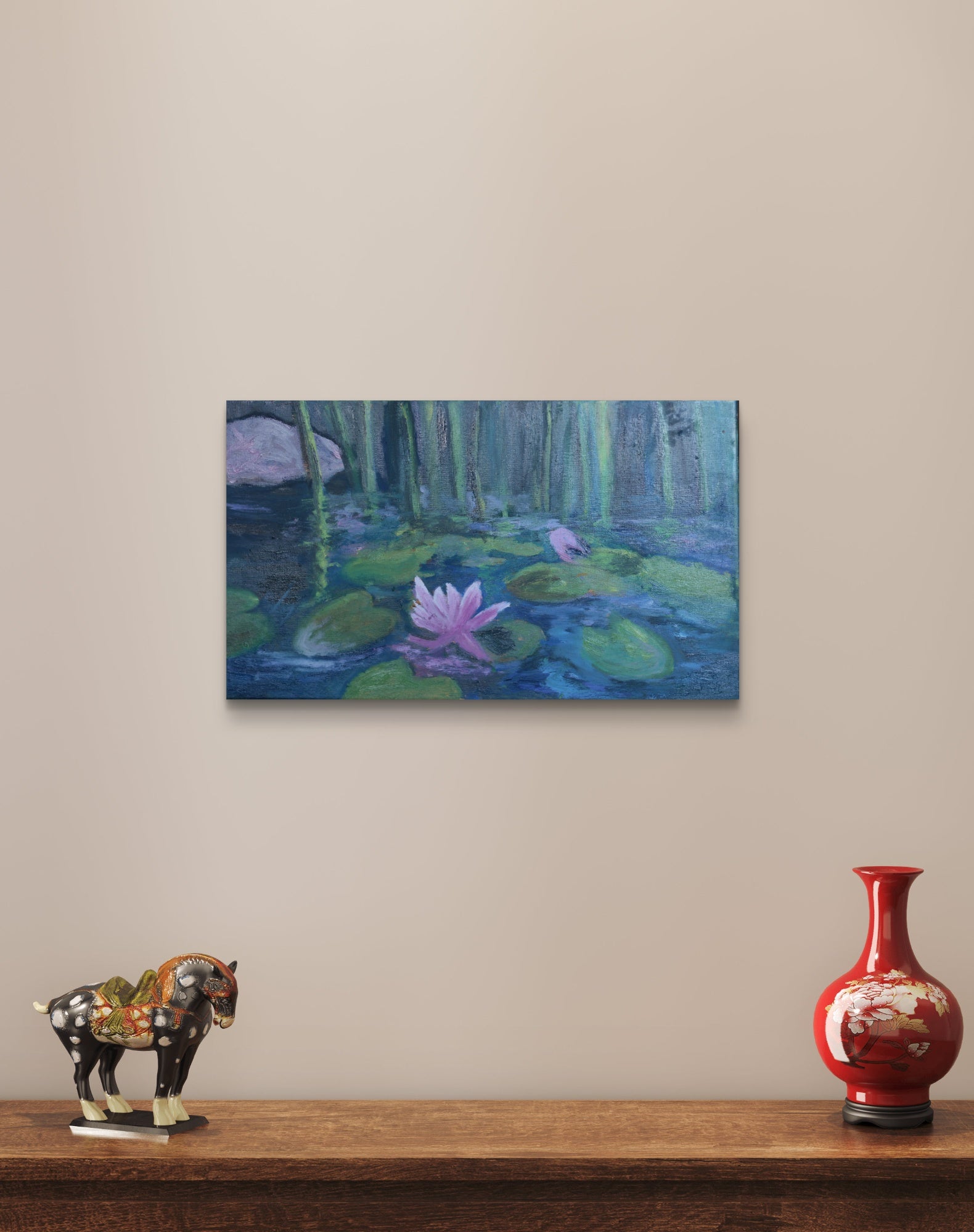 Lilia 35x50 cm obraz olejny na płótnie