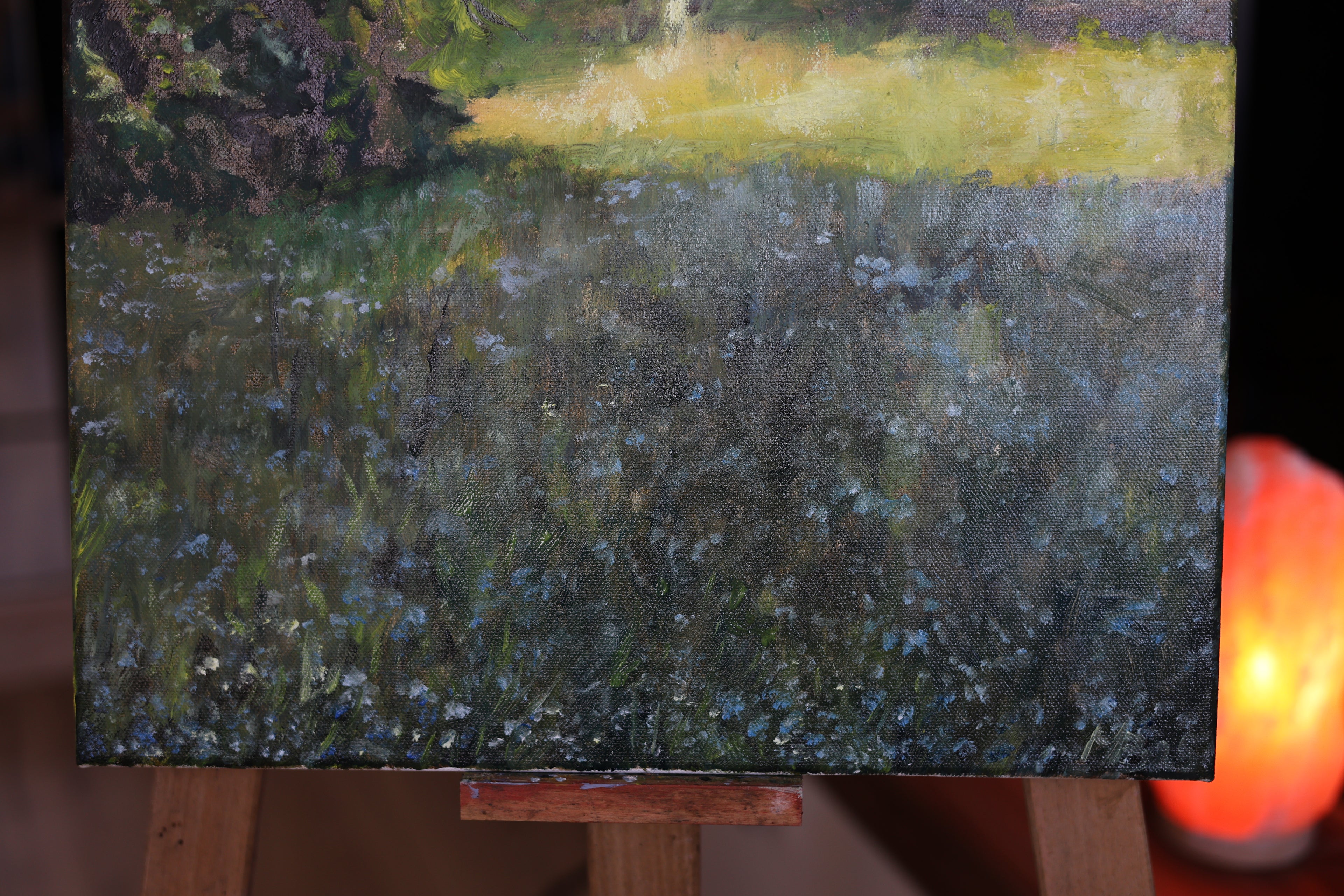 Schronienie 40x50 cm obraz olejny na płótnie