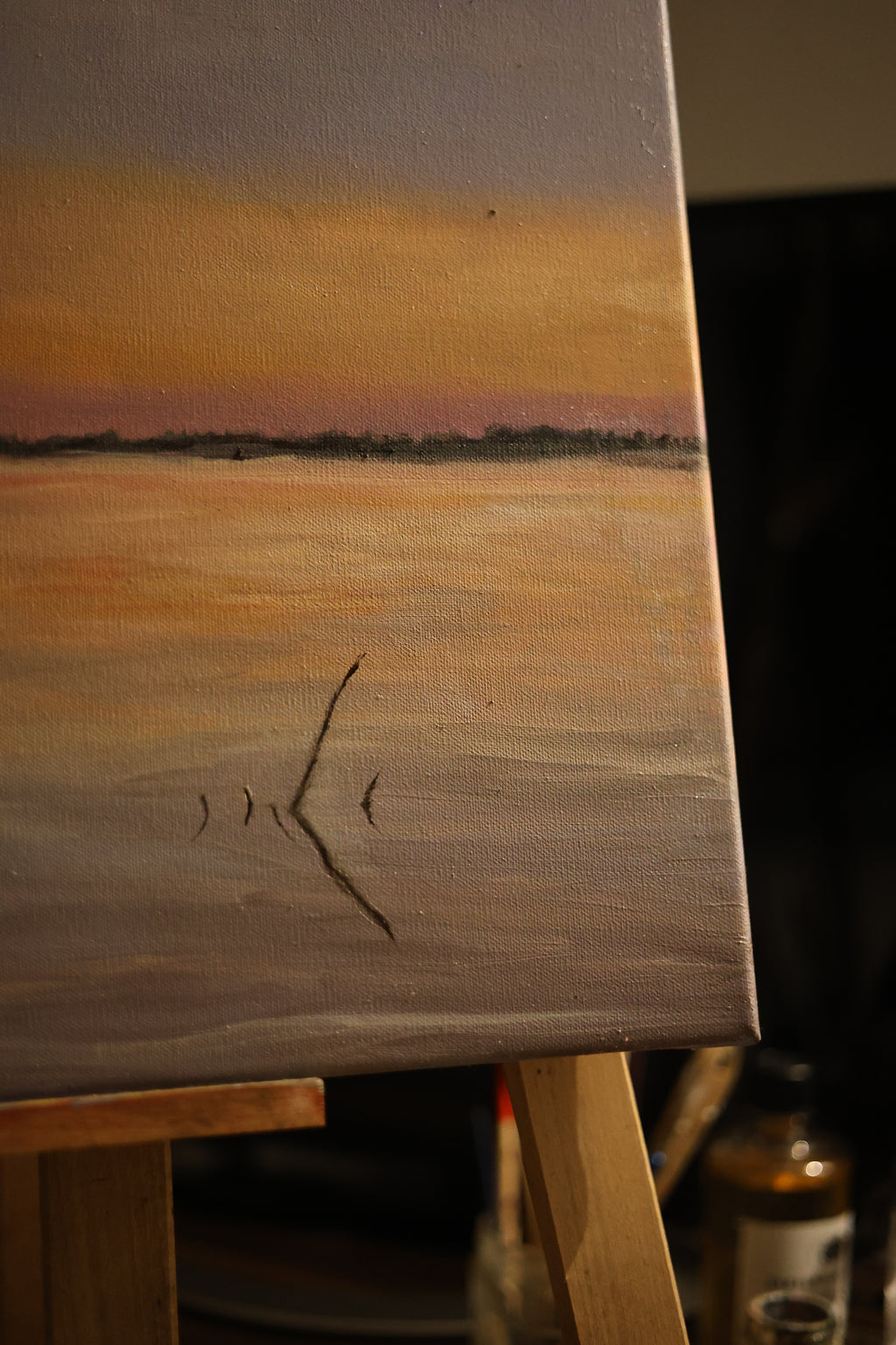 Cisza i spokój 40x50 cm obraz olejny na płótnie