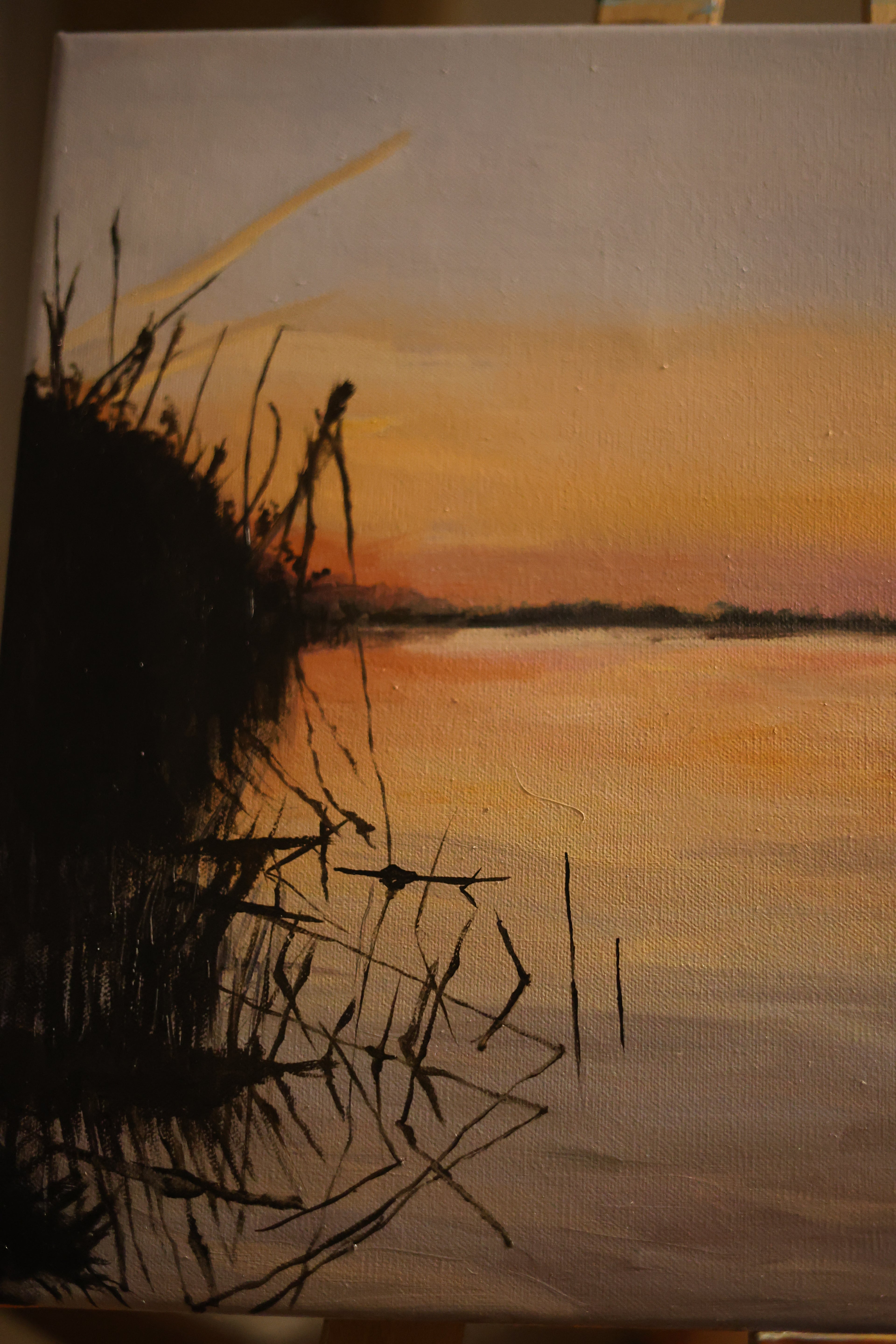 Cisza i spokój 40x50 cm obraz olejny na płótnie