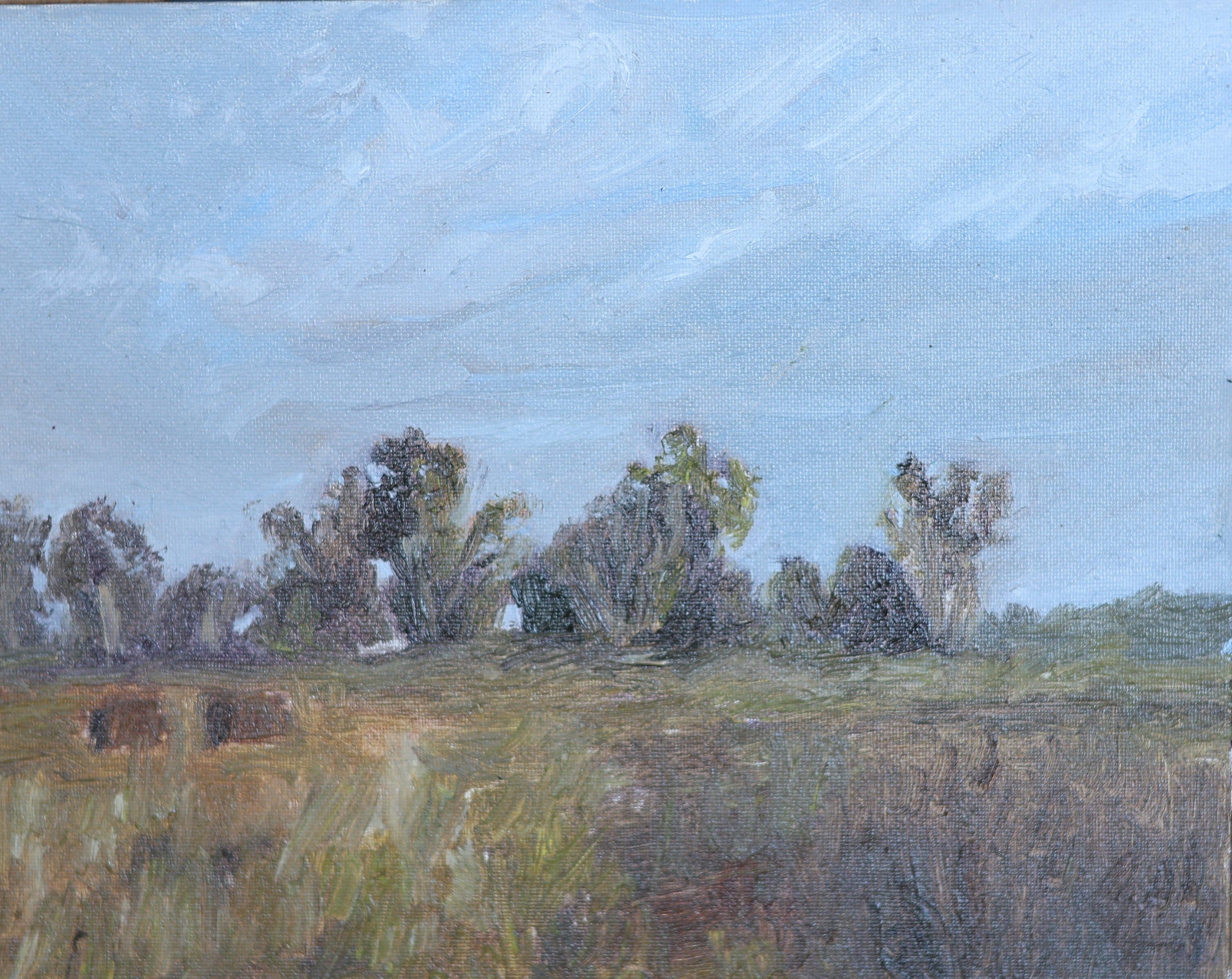 Poczuj miętę 24x30 cm, obraz olejny na panelu malarskim